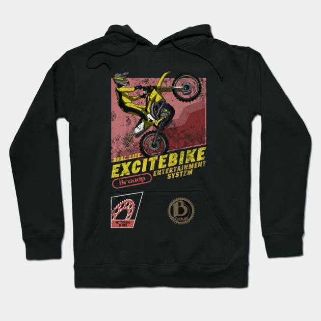 Real Life Excitebike Hoodie by BAHMcreations